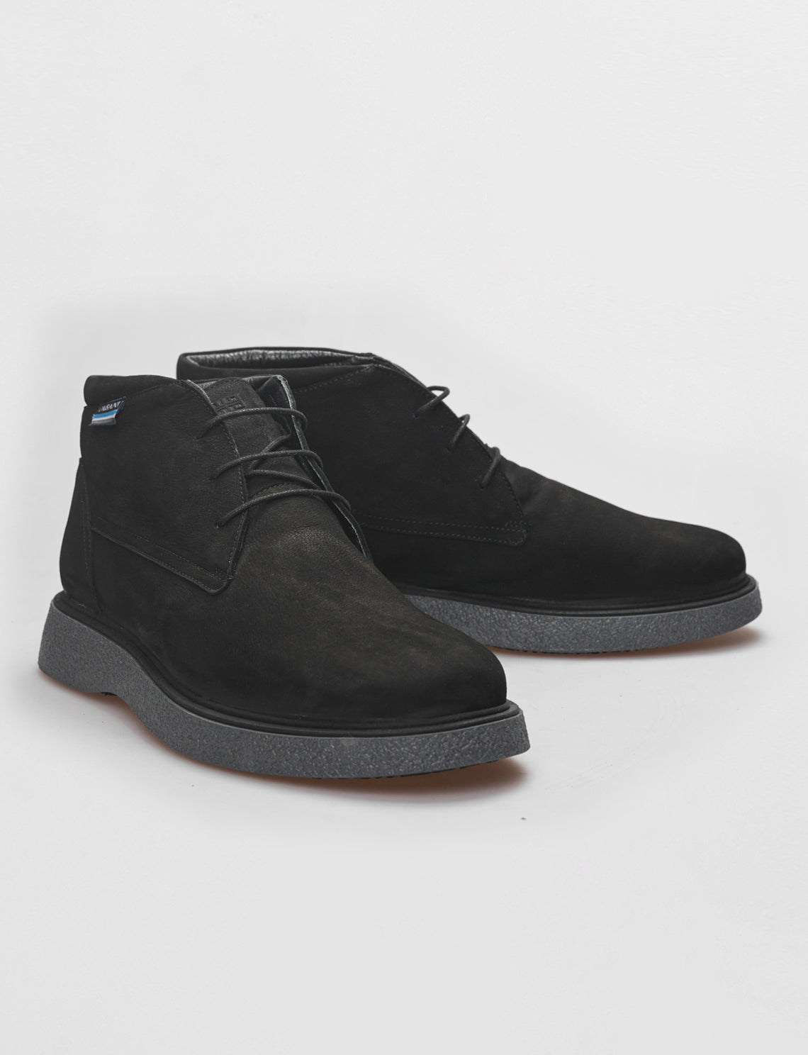 Cabani 583K1669 Erkek Nubuk Deri Sneaker Ayakkabı Siyah