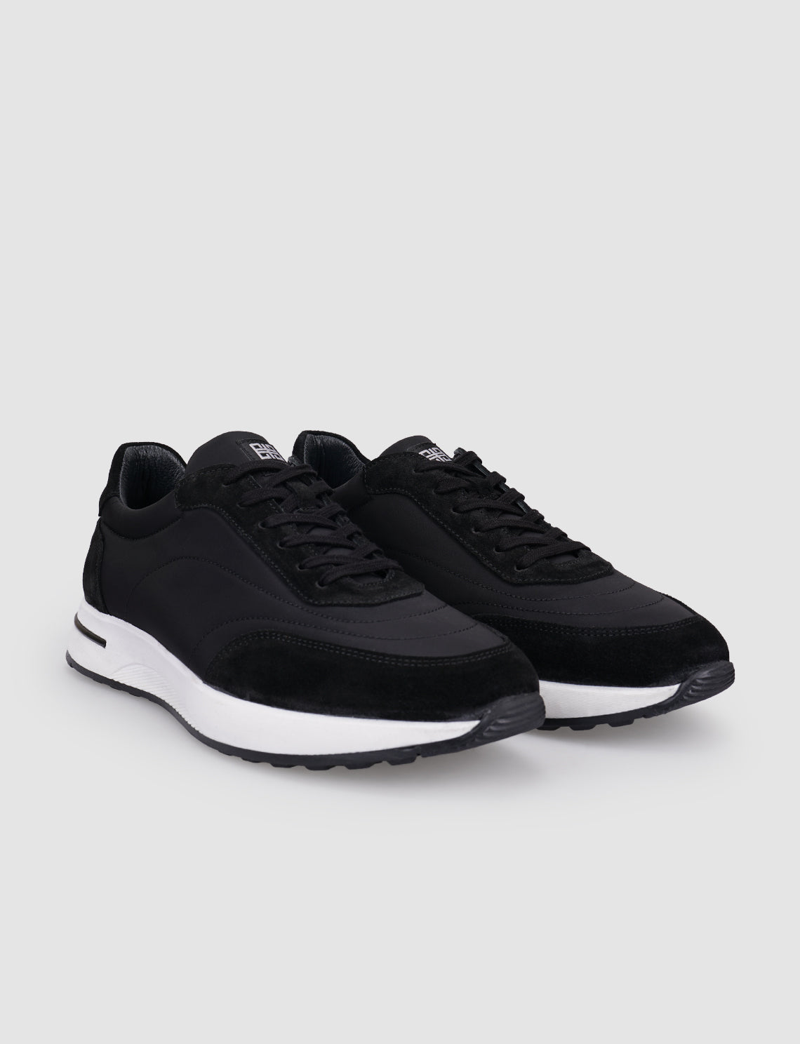 Cabani 598B1692 Erkek Süet Hakiki Deri Sneaker Ayakkabı Siyah