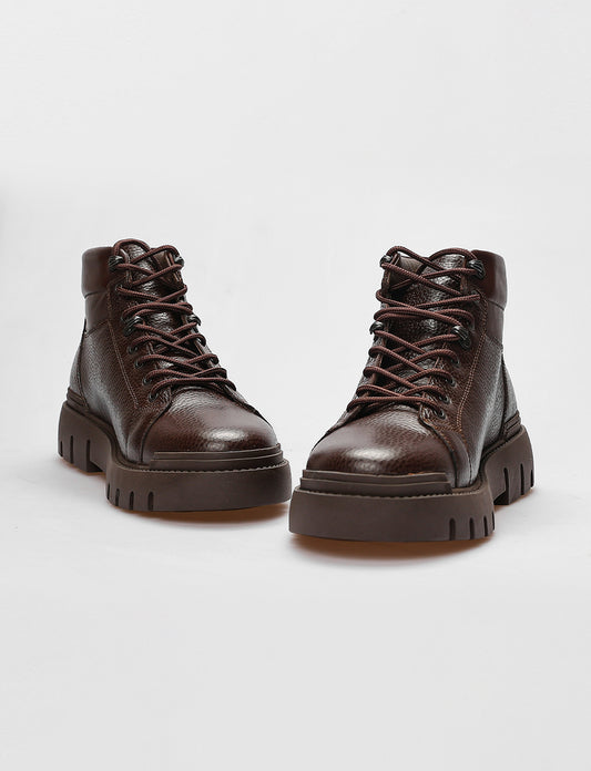 Cabani 542E1594 Erkek %100 Hakiki Deri Loafer Bot Kahverengi