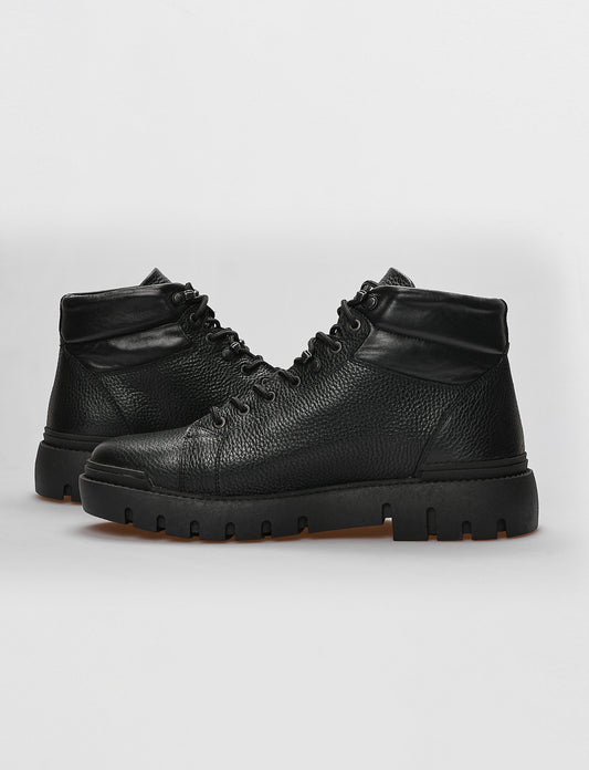 Cabani 542K1594 Erkek %100 Hakiki Deri Loafer Bot Siyah