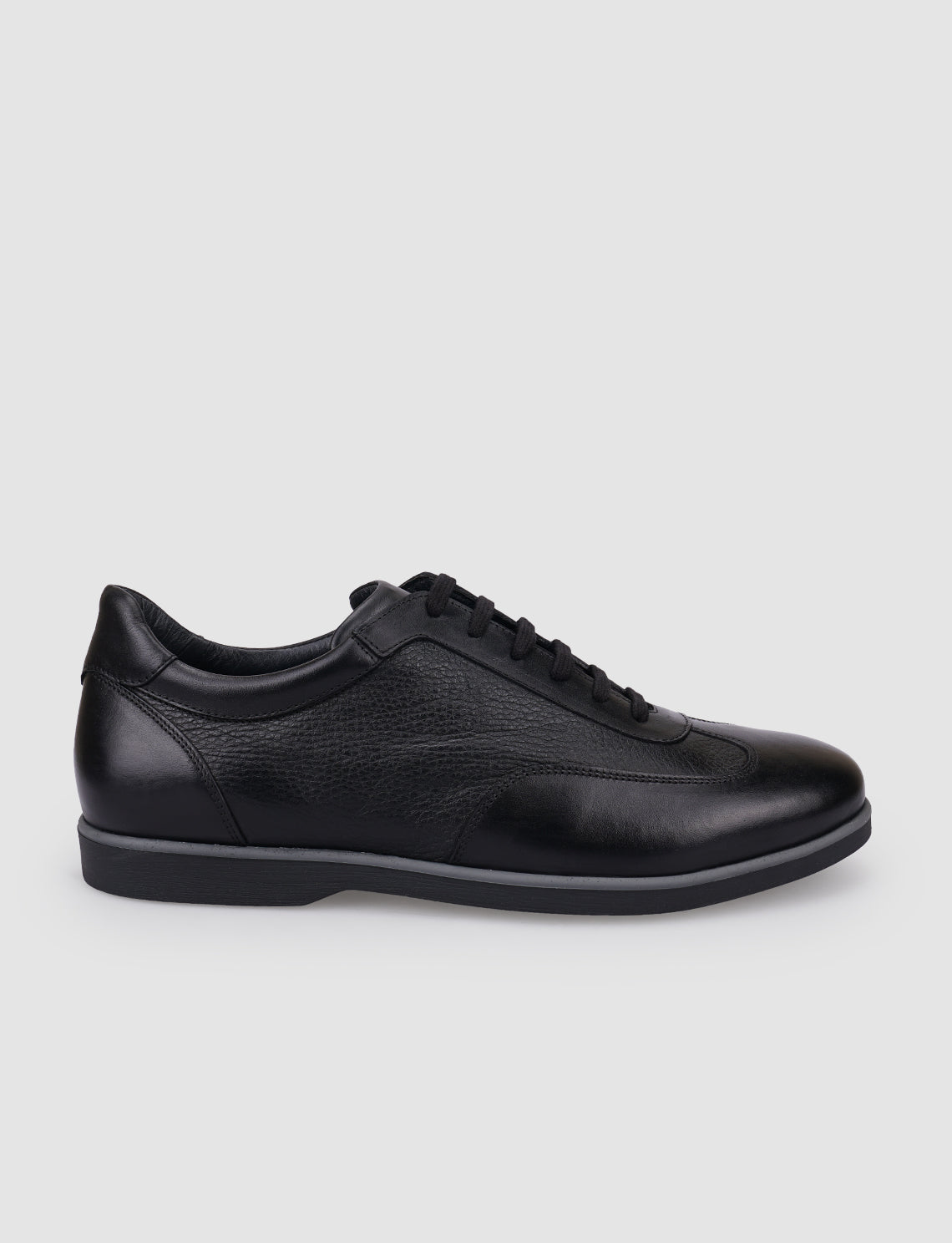 Cabani 534M1574 Erkek %100 Hakiki Deri Sneaker Ayakkabı Siyah