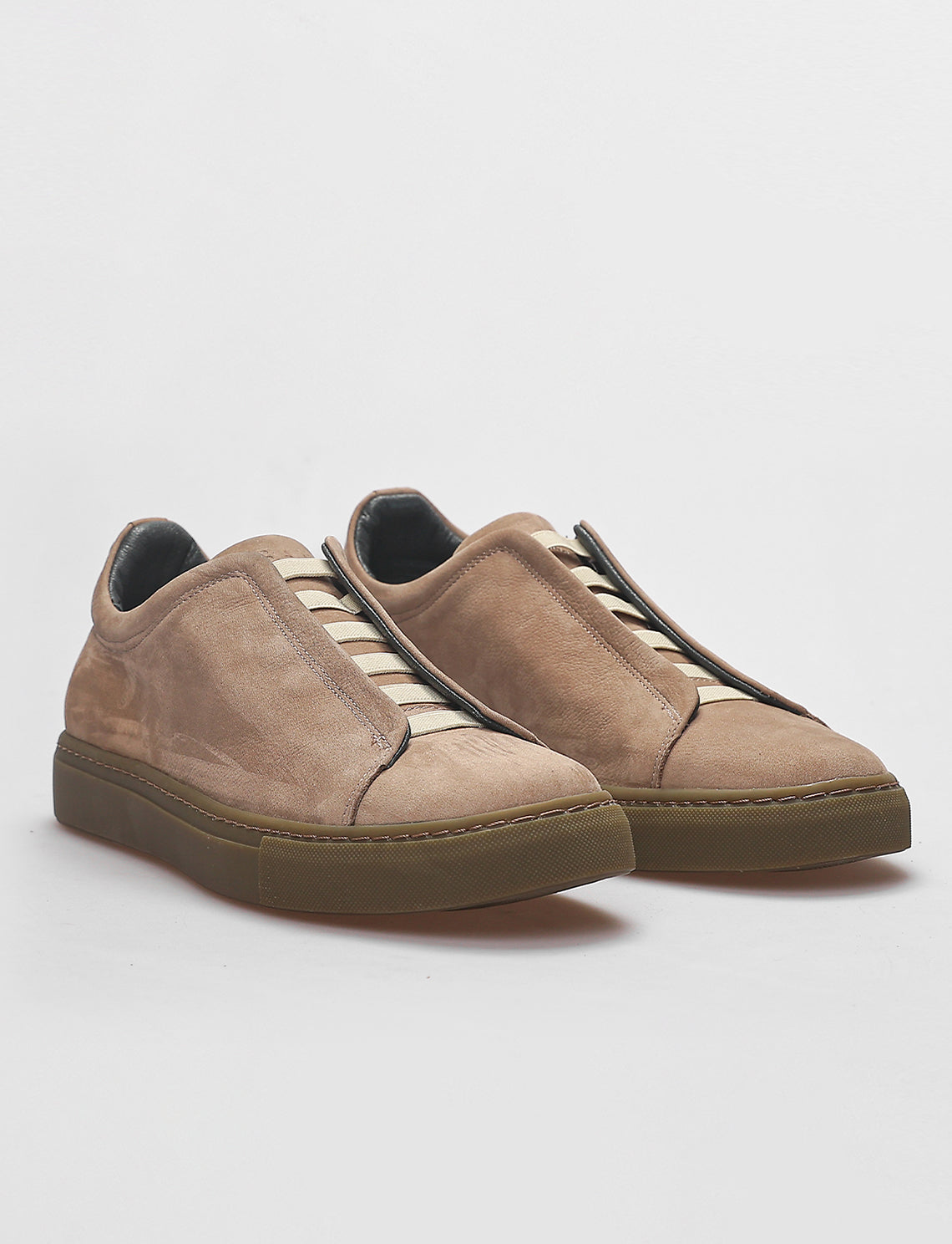 Cabani 518M1541 Erkek %100 Hakiki Deri Sneaker Ayakkabı Vizon