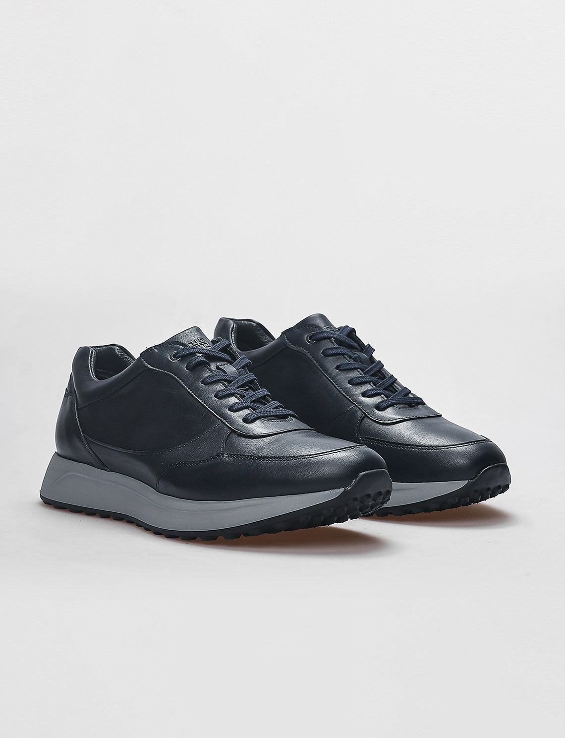 Cabani 619C548 Erkek %100 Hakiki Deri sneaker &spor Lacivert