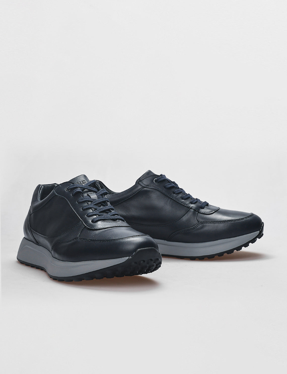 Cabani 619C548 Erkek %100 Hakiki Deri sneaker &spor Lacivert