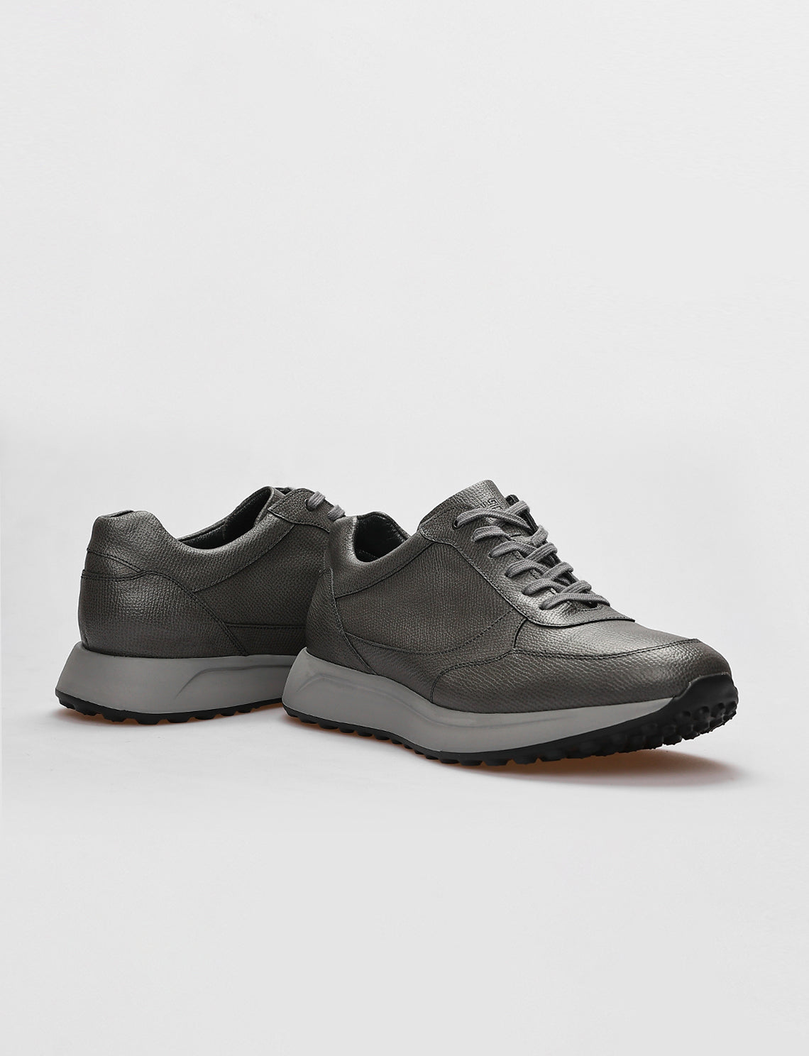 Cabani 619C548 Erkek %100 Hakiki Deri sneaker &spor Gri