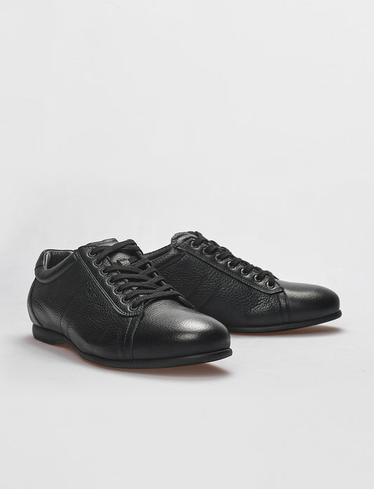 Cabani 167B195 Erkek %100 Hakiki Deri Klasik Ayakkabı 432 Siyah Geyik