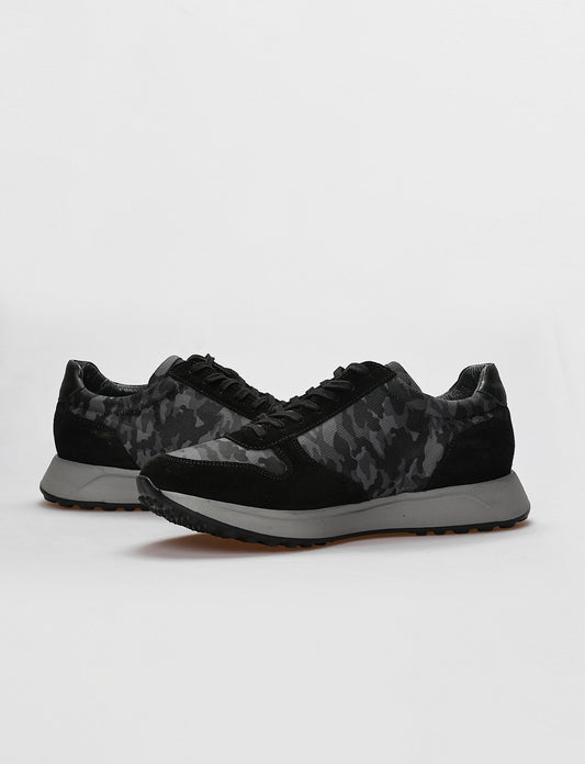 Cabani 619M1718 Erkek Süet Hakiki Deri Günlük Ayakkabı Siyah