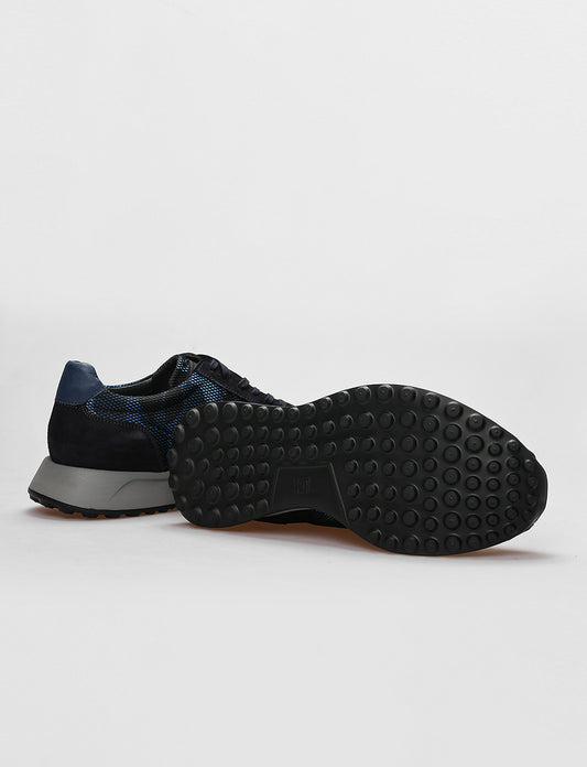 Cabani 619M1718 Erkek Süet Hakiki Deri Günlük Ayakkabı 1344 LACİVERT SÜET-LACİVERT BEZ-MAVİ NAPA