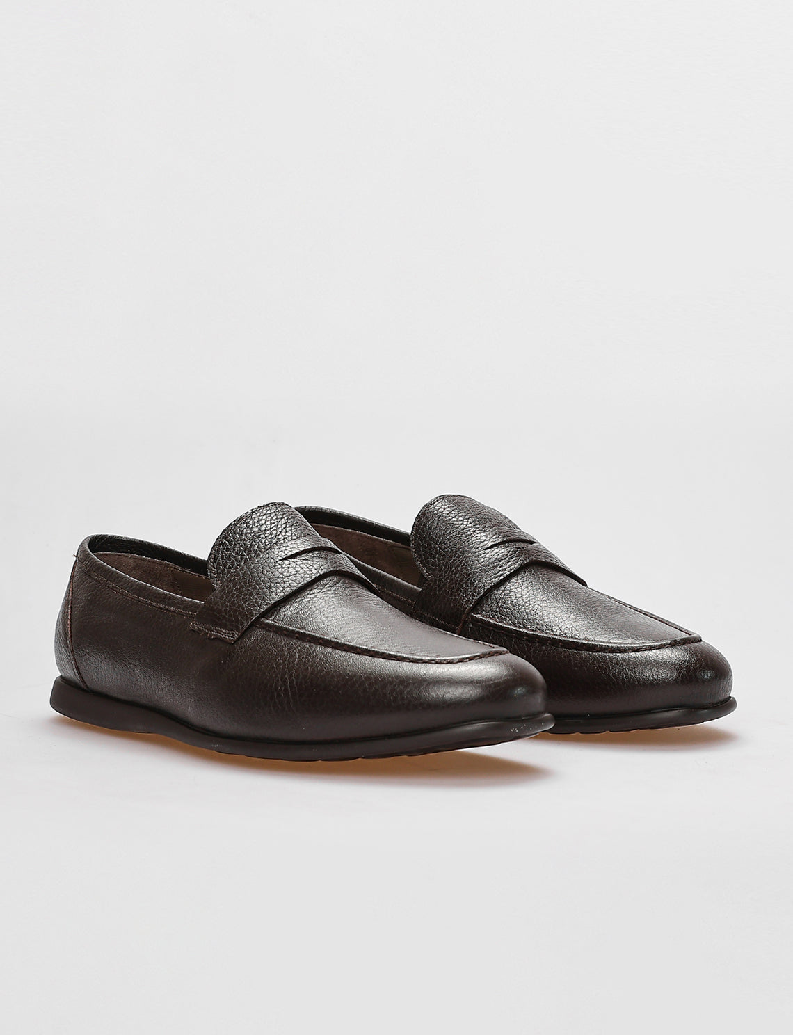 Cabani 153M1726 Erkek %100 Hakiki Deri loafer & makosen Kahverengi
