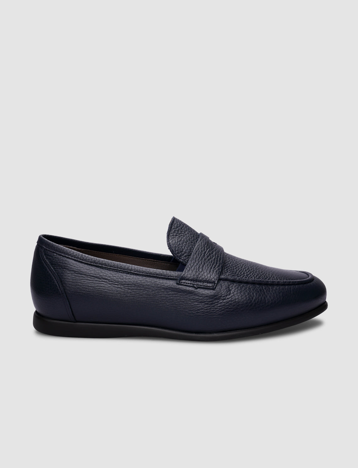 Cabani 153M1726 Erkek %100 Hakiki Deri loafer & makosen Lacivert