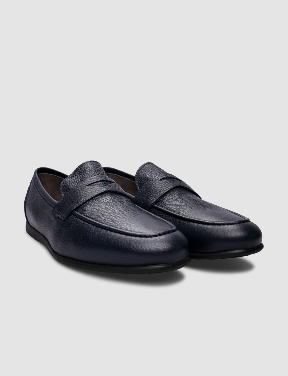 Cabani 153M1726 Erkek %100 Hakiki Deri loafer & makosen Lacivert