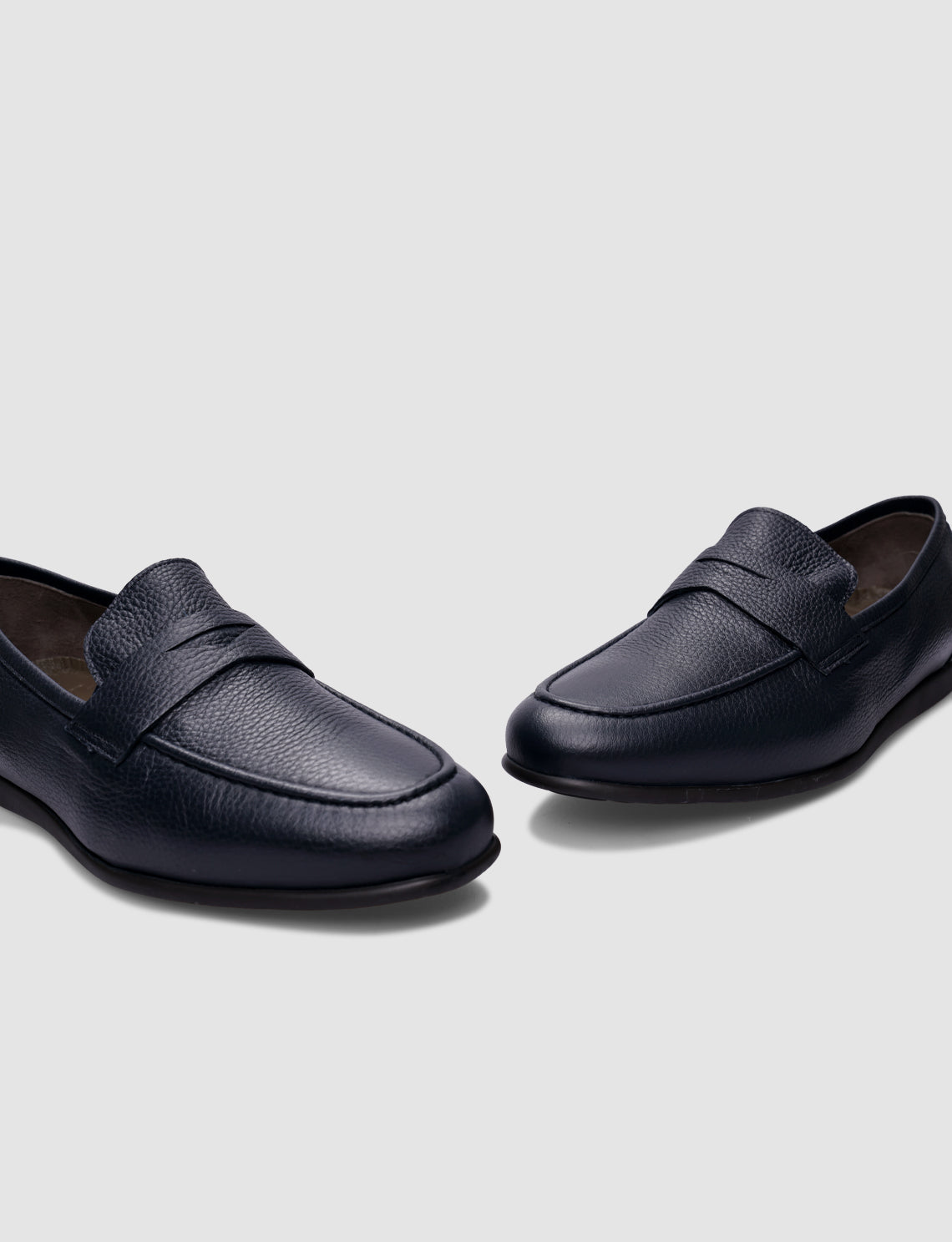 Cabani 153M1726 Erkek %100 Hakiki Deri loafer & makosen Lacivert