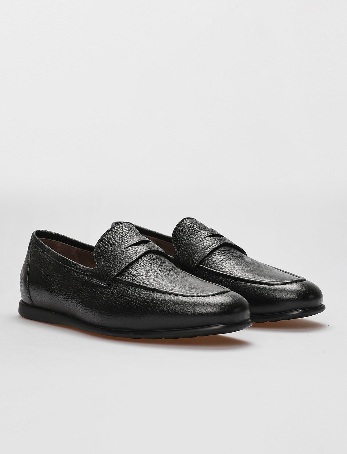 Cabani 153M1726 Erkek %100 Hakiki Deri loafer & makosen Siyah
