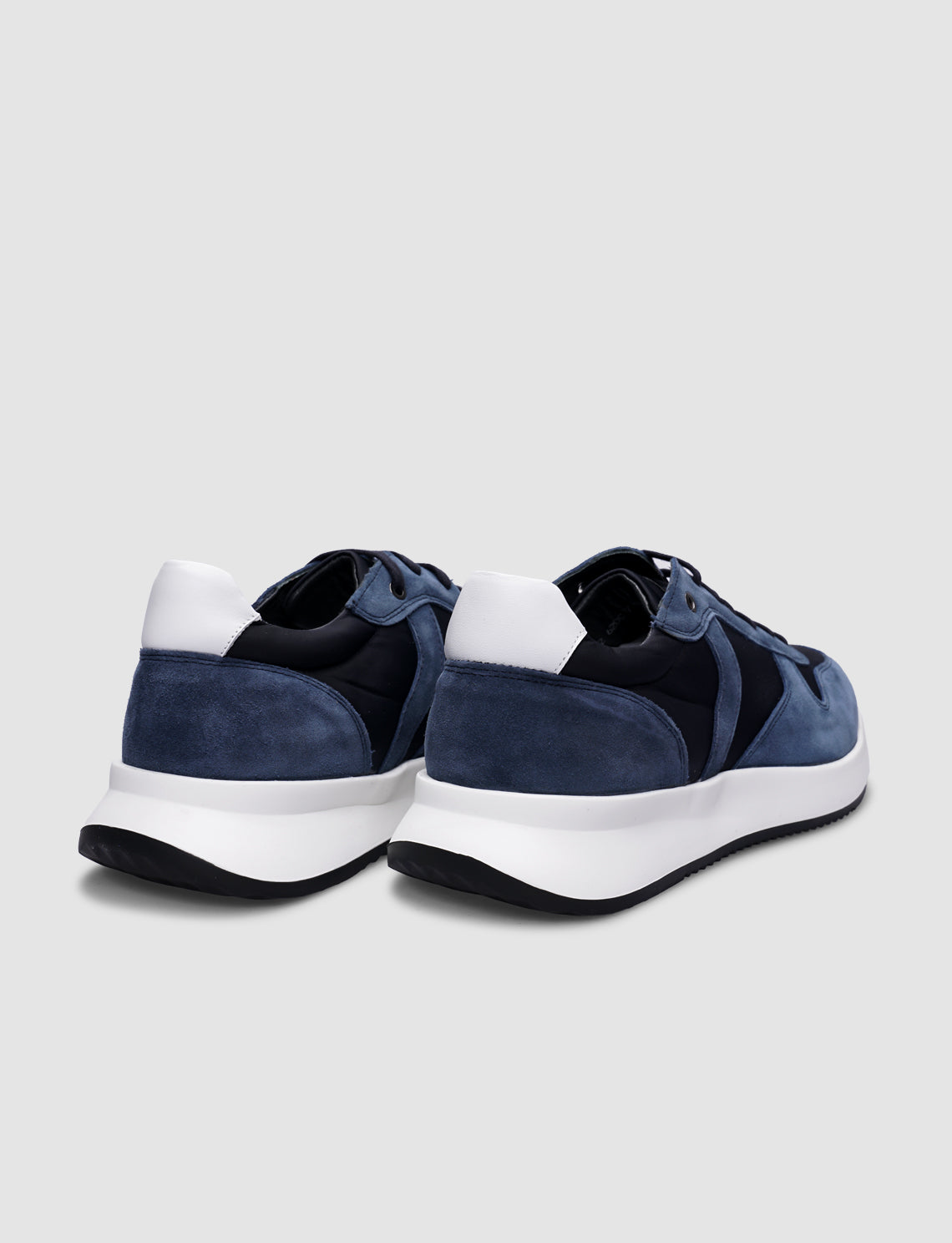 Cabani 620C1719 Erkek Süet Hakiki Deri Sneaker Ayakkabı Mavi