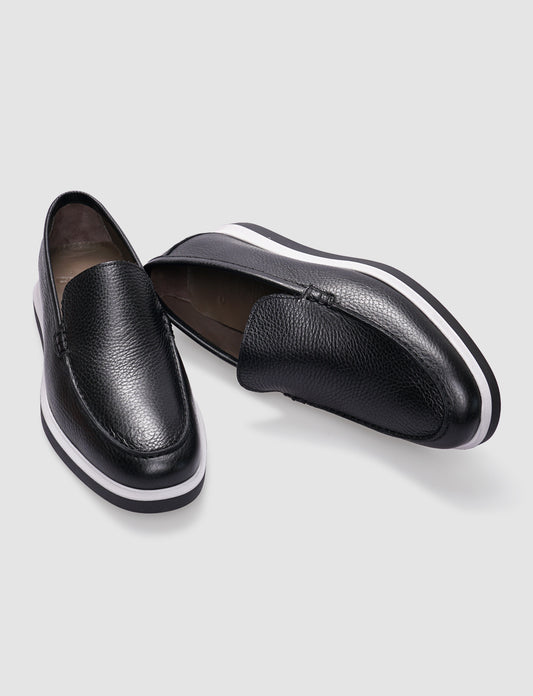 Cabani 606M1651 Erkek %100 Hakiki Deri Sneaker Ayakkabı Siyah