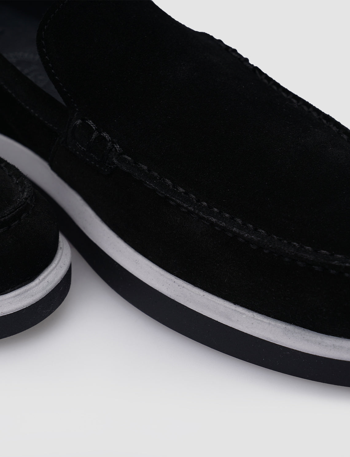 Cabani 606M1651 Erkek Süet Hakiki Deri Sneaker Ayakkabı Siyah