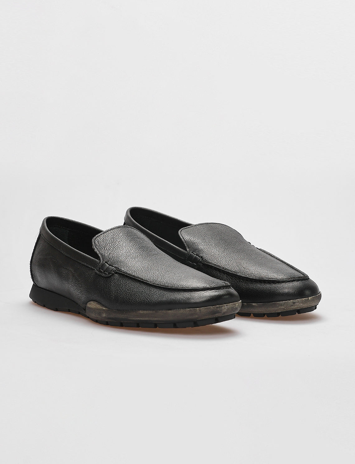 Cabani 026M1651 Erkek %100 Hakiki Deri loafer & makosen Siyah