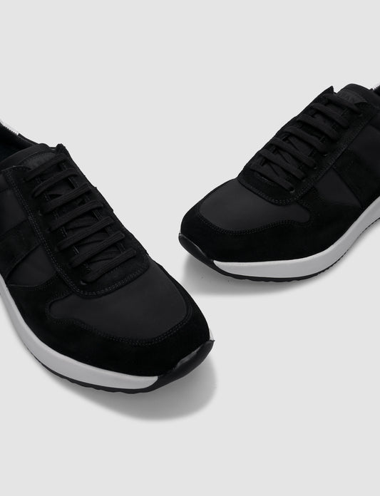 Cabani 620C1715 Erkek %100 Hakiki Deri Günlük Ayakkabı 490 SİYAH NATA-SİYAH SÜET-BEYAZ MALDİVE