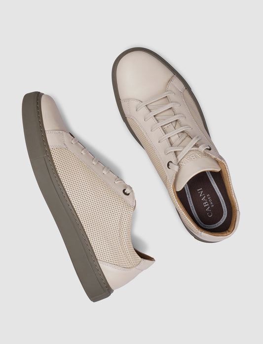 Cabani 517B995B Erkek Süet Hakiki Deri sneaker &spor 113 Bej Süet