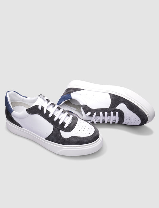 Cabani 611M1713 Erkek %100 Hakiki Deri Sneaker Ayakkabı Beyaz