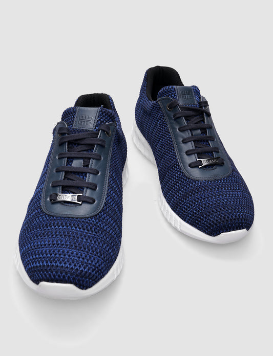 Cabani 327B1426 Erkek Triko sneaker &spor 200 Mavi Kırcıllık Triko