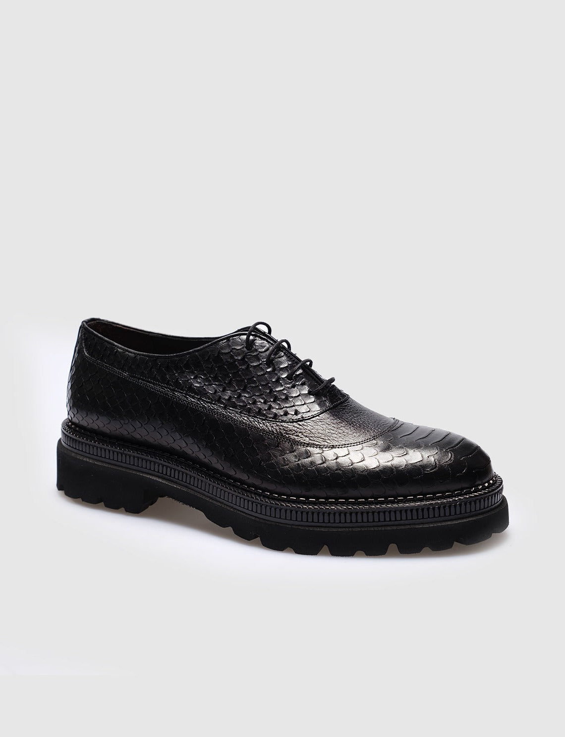 Men Black  Genuine Leather Classic Shoes