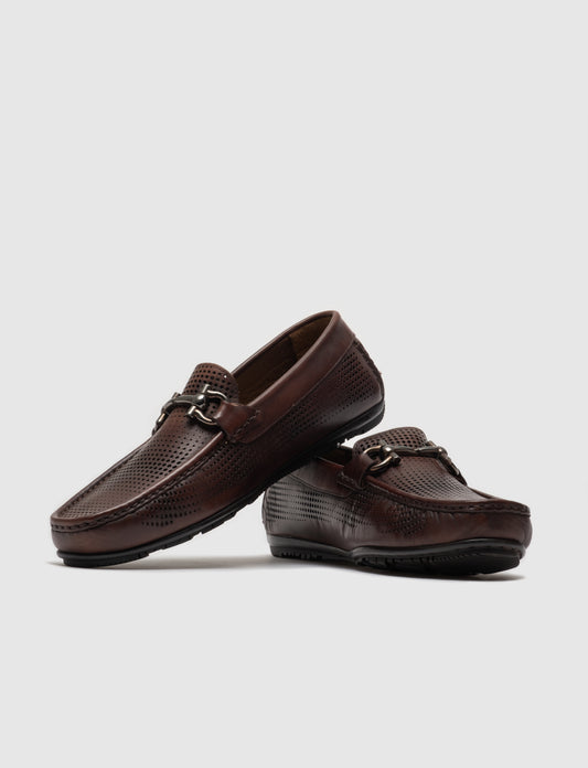 Cabani 296M823M Erkek %100 Hakiki Deri loafer & makosen 327 Kahve Kırma Floter