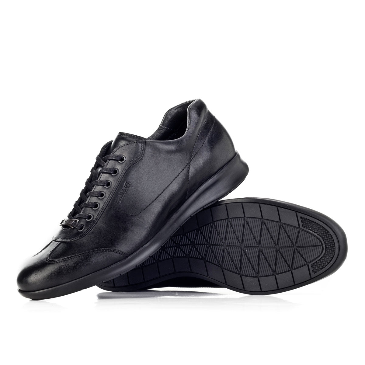 Cabani 251M747 Erkek %100 Hakiki Deri Klasik Ayakkabı 017 -Siyah Analin