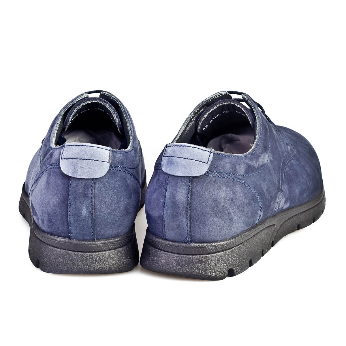 Cabani 412C081 Erkek Nubuk Deri Günlük Ayakkabı 083 Laci Nubuk - Beyaz Biye