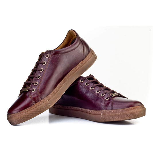 Cabani 312B995 Erkek %100 Hakiki Deri sneaker &spor 380 Kahve Deri - Kahve Bez