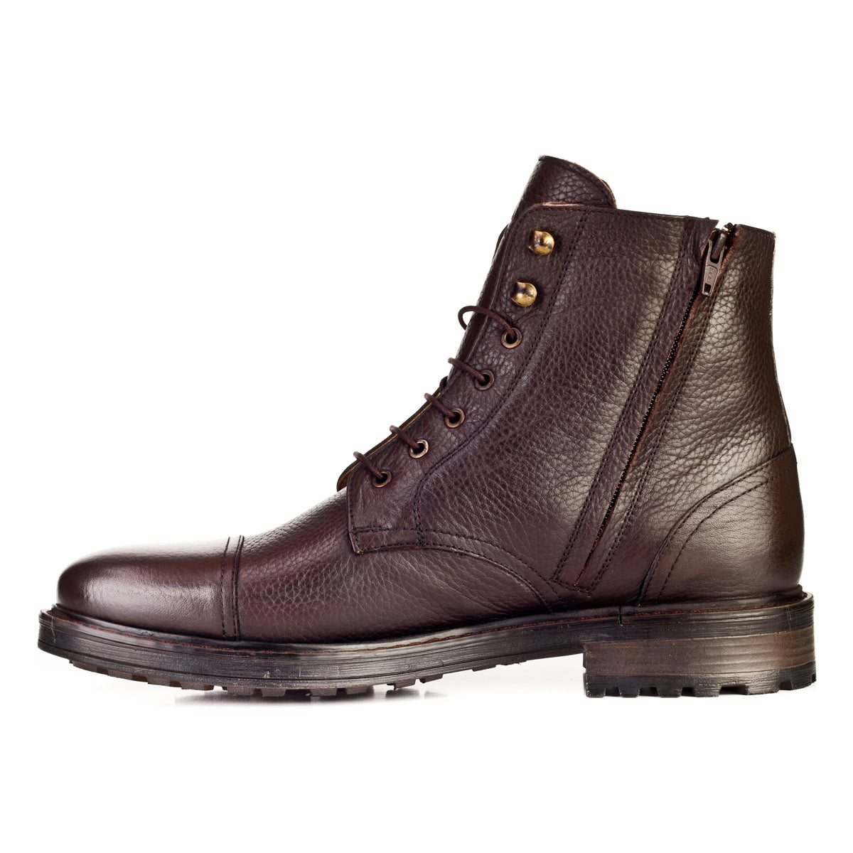 Cabani 485E748 Erkek %100 Hakiki Deri Günlük Bot Kahverengi