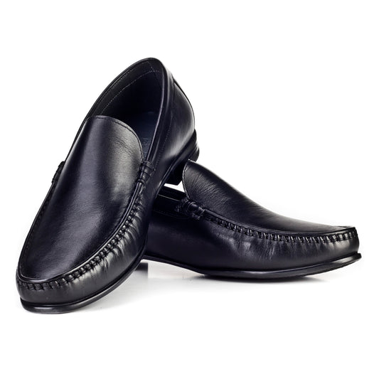 Cabani 442M1175 Erkek %100 Hakiki Deri loafer & makosen 017 -Siyah Analin