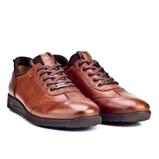 Cabani 438B1082 Erkek %100 Hakiki Deri Outlet Ayakkabı 269 Taba Kırma Floter