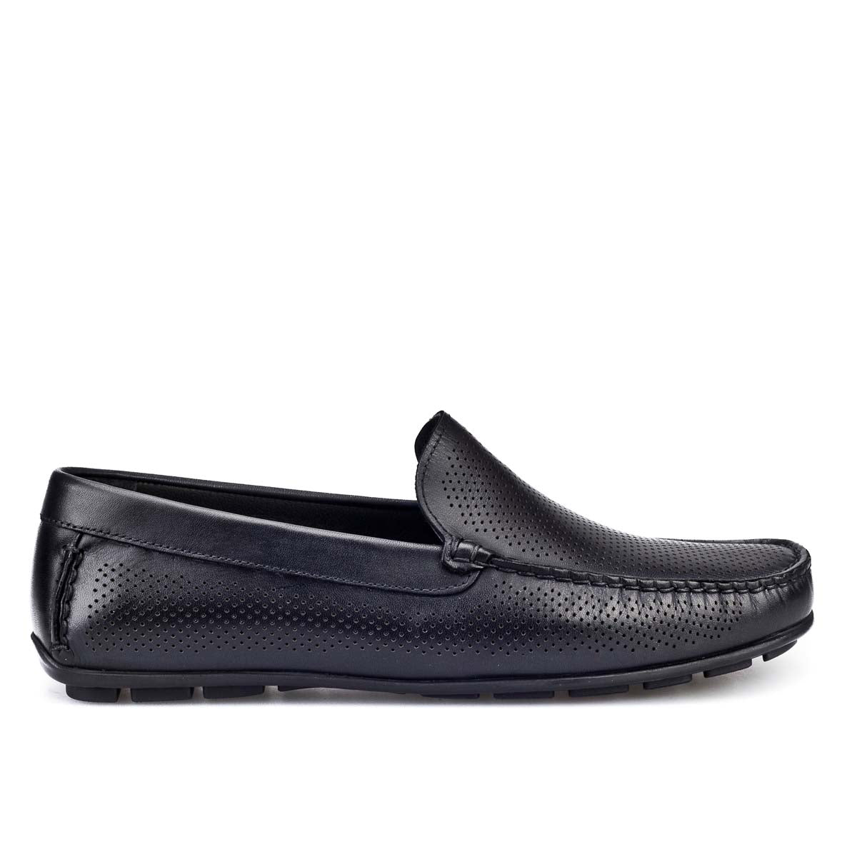 Cabani 010M150B Erkek %100 Hakiki Deri loafer & makosen 790 Lacivert Antik