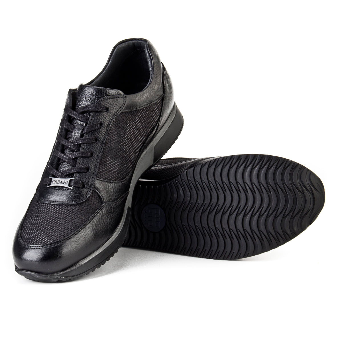 Cabani 183M548 Erkek %100 Hakiki Deri Günlük Ayakkabı Siyah