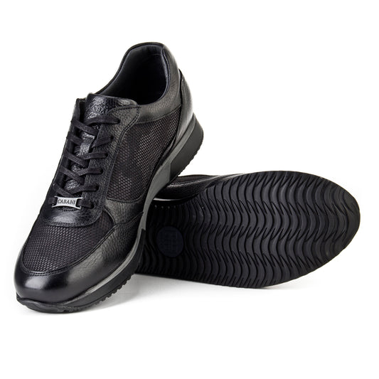 Cabani 183M548 Erkek %100 Hakiki Deri Günlük Ayakkabı Siyah