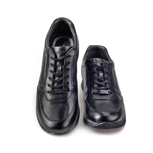 Cabani 183E548 Erkek %100 Hakiki Deri Günlük Ayakkabı Siyah