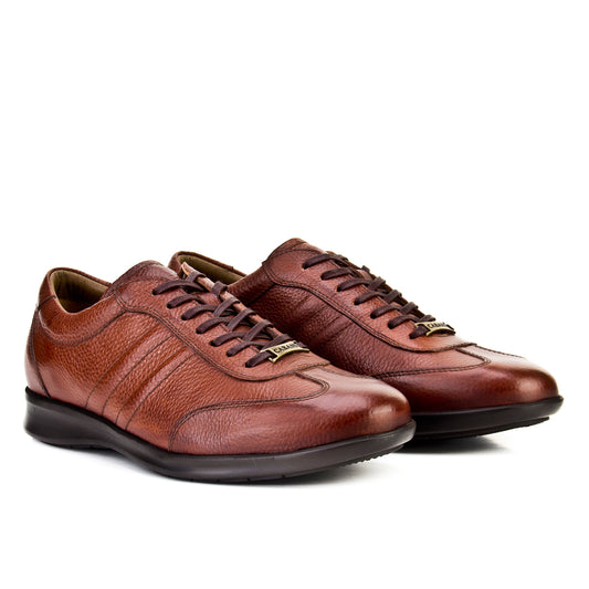 Cabani 251M726 Erkek %100 Hakiki Deri Günlük Ayakkabı 269 Taba Kırma Floter