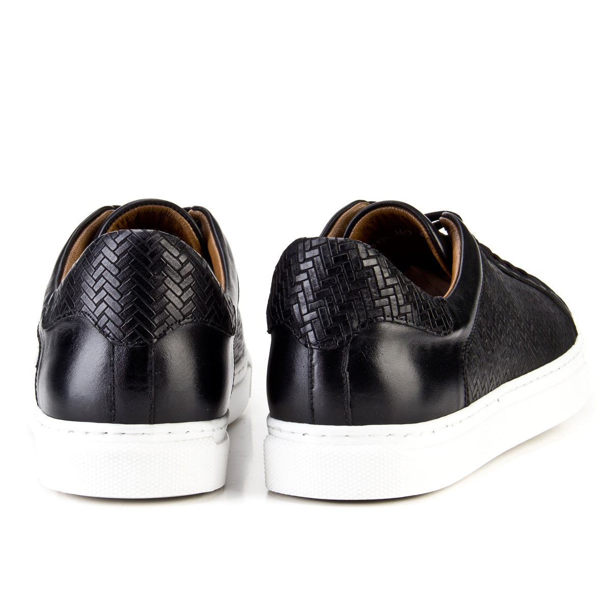 Cabani 312C100 Erkek %100 Hakiki Deri sneaker &spor 017 -Siyah Analin