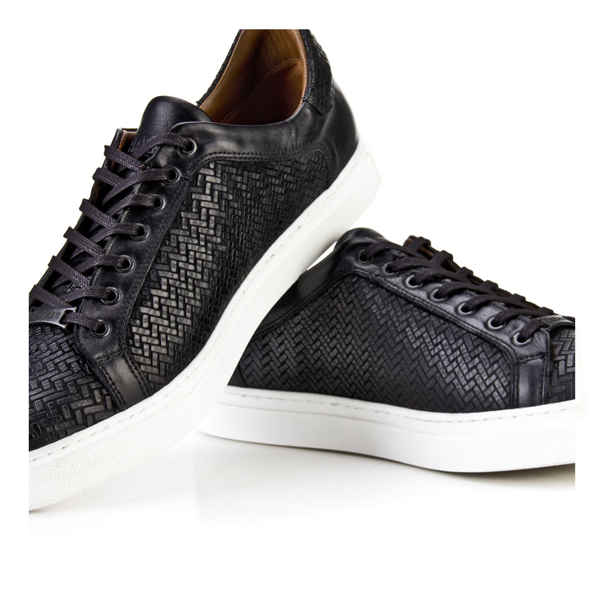 Cabani 312C100 Erkek %100 Hakiki Deri sneaker &spor 017 -Siyah Analin