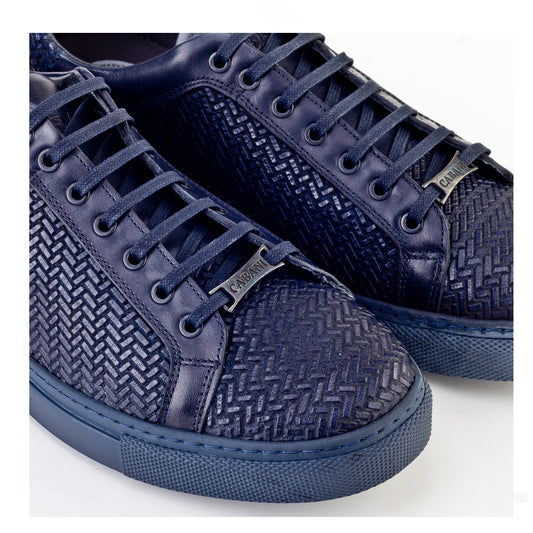 Cabani 312C100 Erkek %100 Hakiki Deri sneaker &spor 825 Laci Süet - Laci Deri - Koyu Yeşil Napa