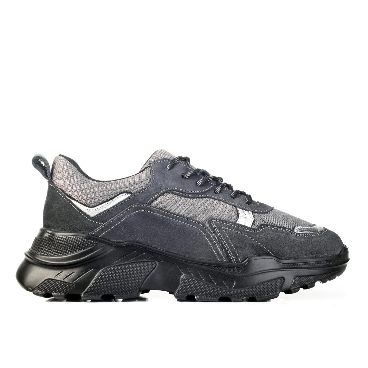 Cabani 256B1391 Kadın Süet Hakiki Deri sneaker &spor Gri