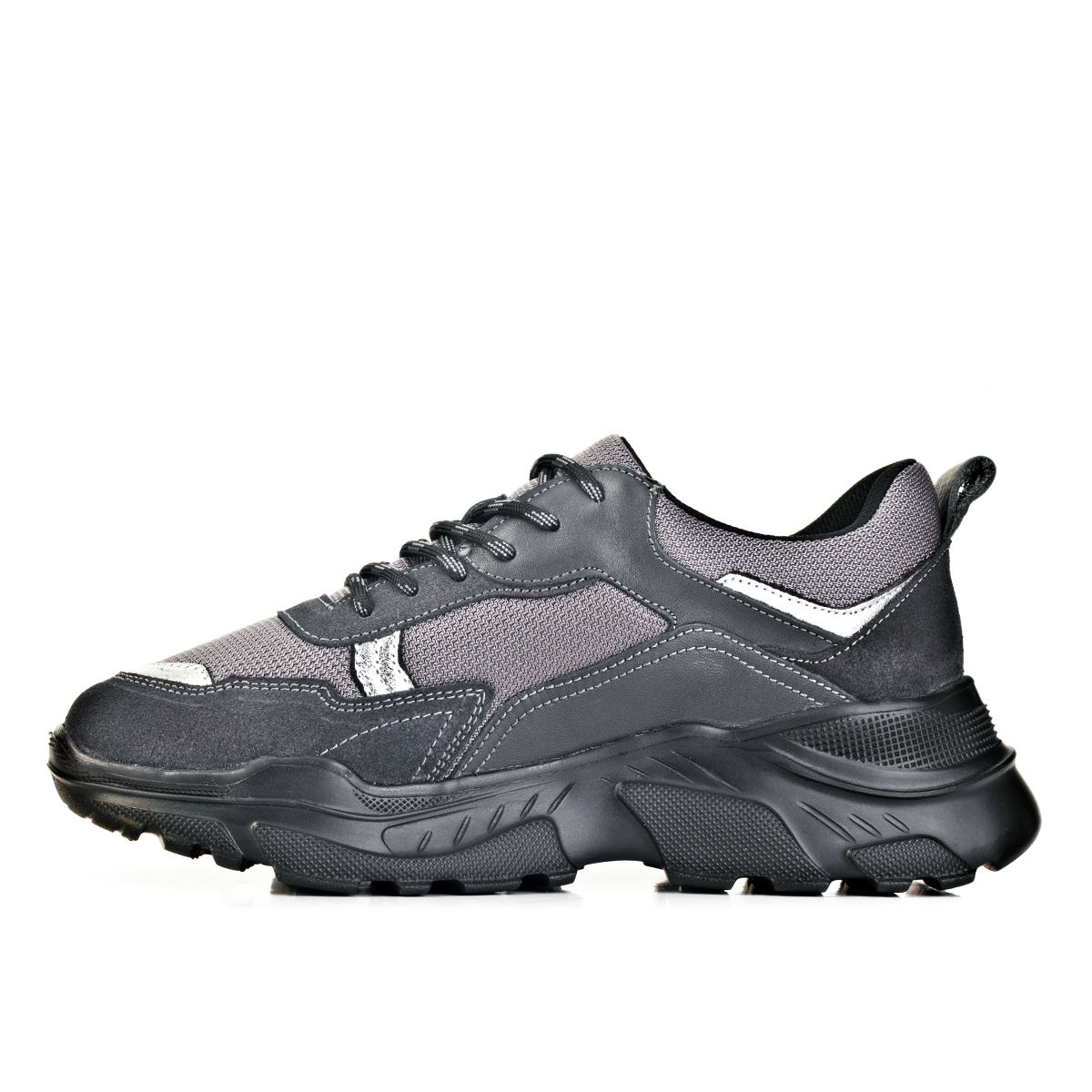 Cabani 256B1391 Kadın Süet Hakiki Deri sneaker &spor Gri