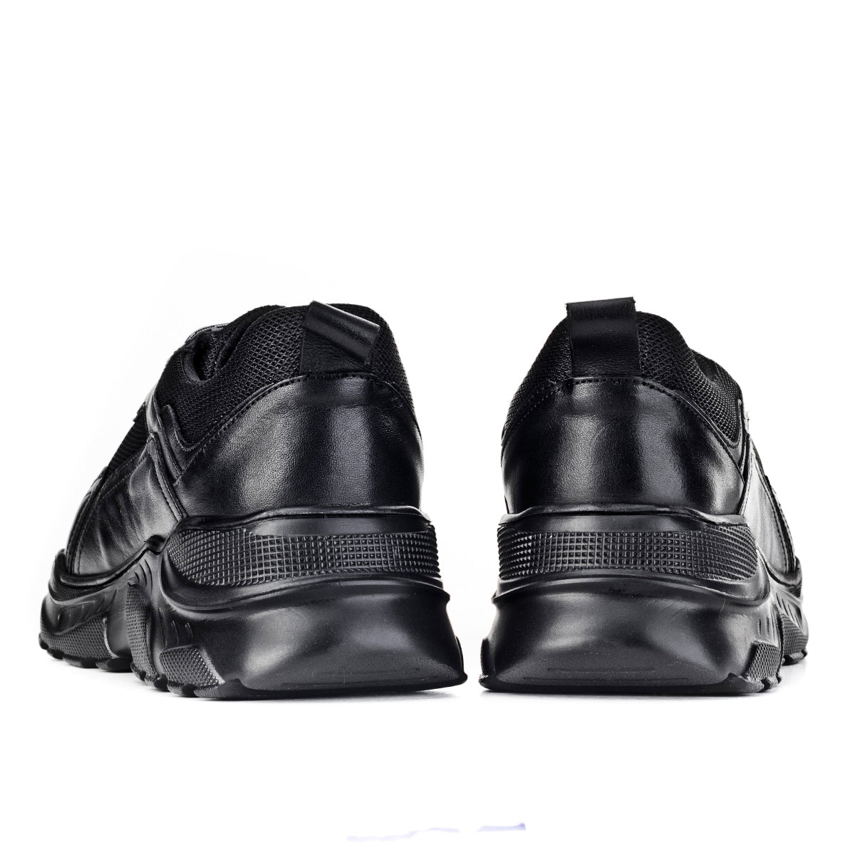 Cabani 256B1391 Kadın %100 Hakiki Deri sneaker &spor Siyah