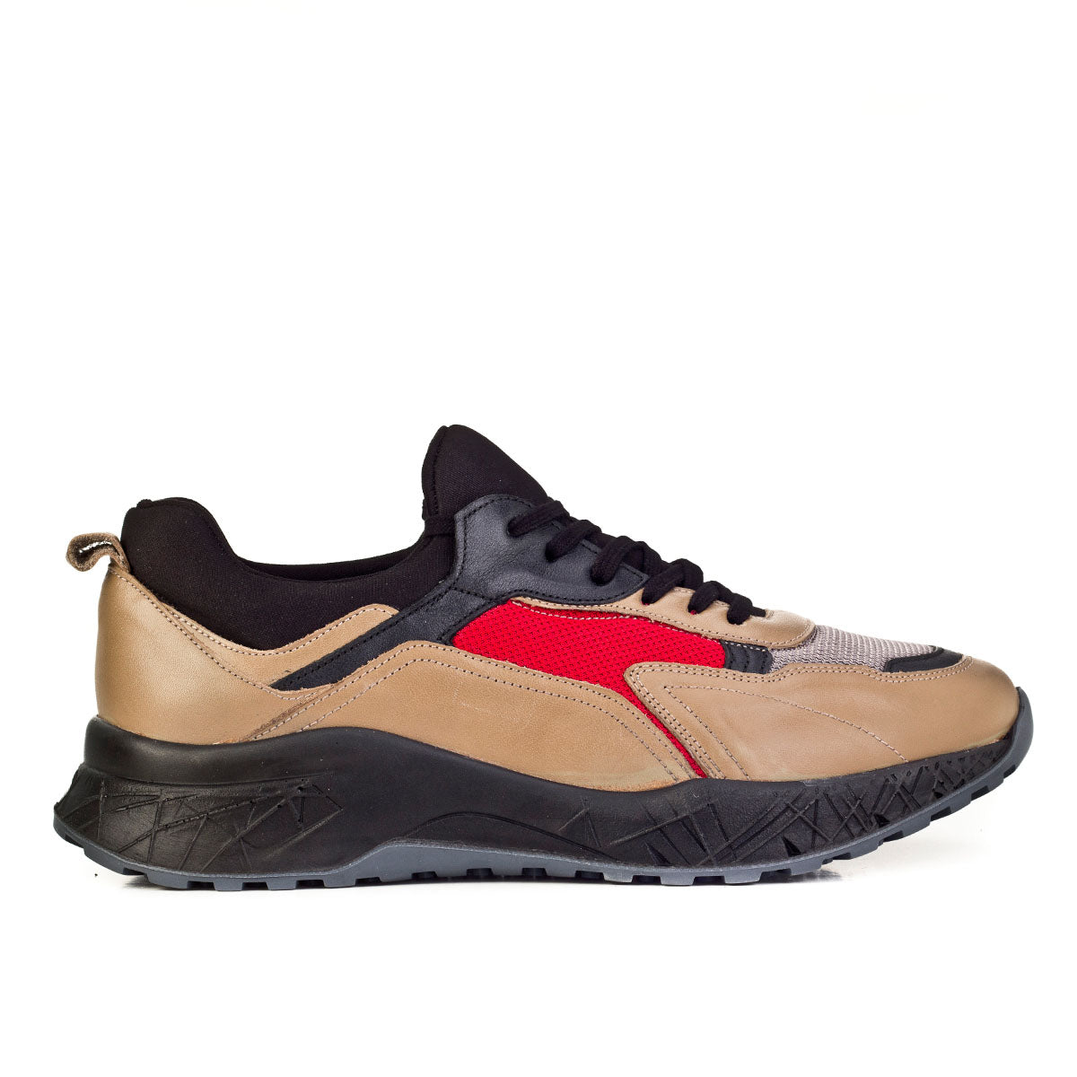 Cabani 150B1384 Erkek  sneaker &spor 746 Mumlu Bez - Kahve Verona - Beyaz Verona