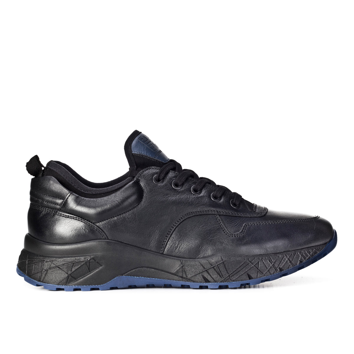 Cabani 150E1181 Erkek %100 Hakiki Deri sneaker &spor Siyah