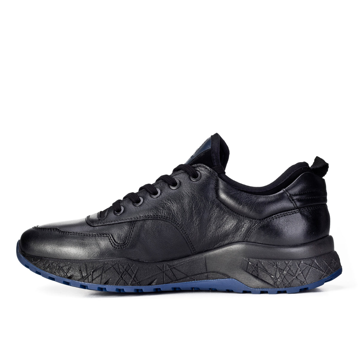 Cabani 150E1181 Erkek %100 Hakiki Deri sneaker &spor Siyah