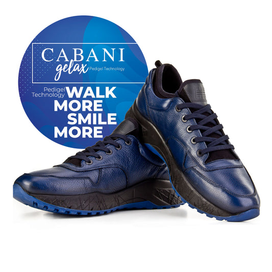 Cabani 150E1181 Erkek %100 Hakiki Deri sneaker &spor Füme