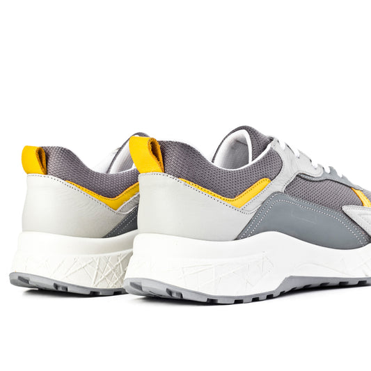 Cabani 150B1391 Erkek %100 Hakiki Deri sneaker &spor Gri