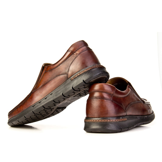 Cabani 133M365 Erkek %100 Hakiki Deri Klasik Ayakkabı Kahverengi